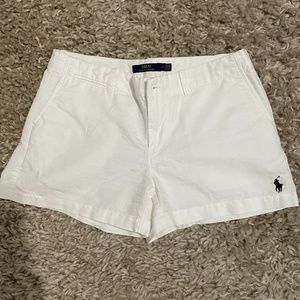 White Polo 4 pocket Shorts